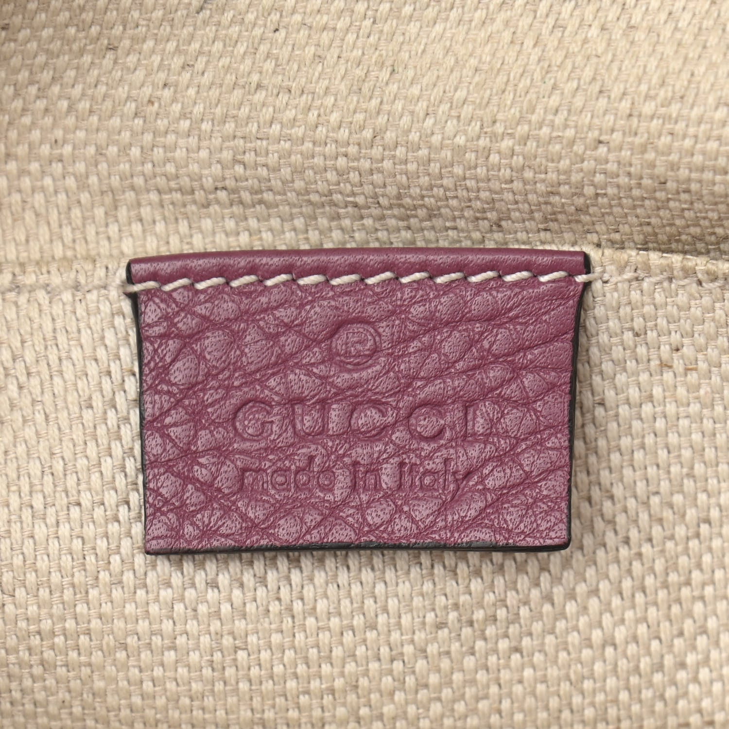 Gucci Pebbled Calfskin Small Soho Disco Bag Peonia Flower 7 of 14