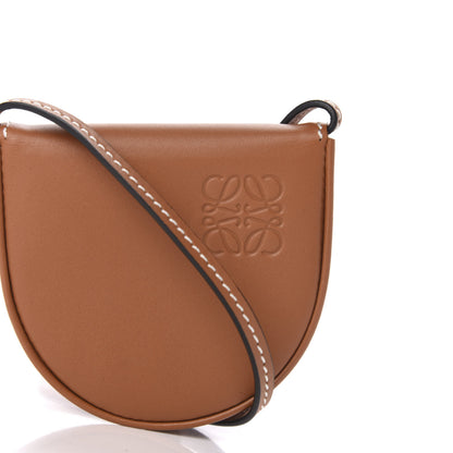 Loewe Soft Calfskin Mini Heel Pouch Tan 10 of 11