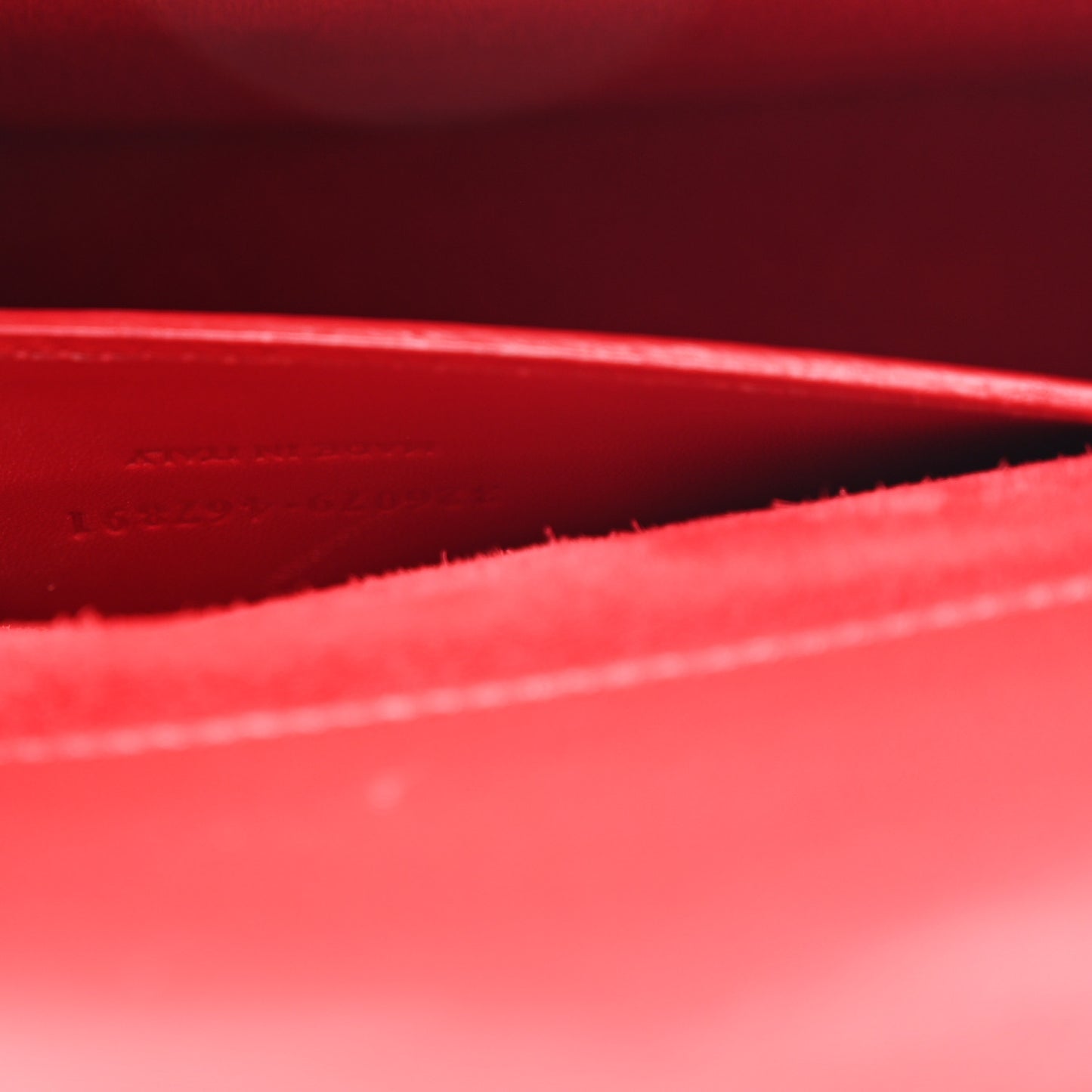 Calfskin Monogram Cassandre Clutch Rouge Orient