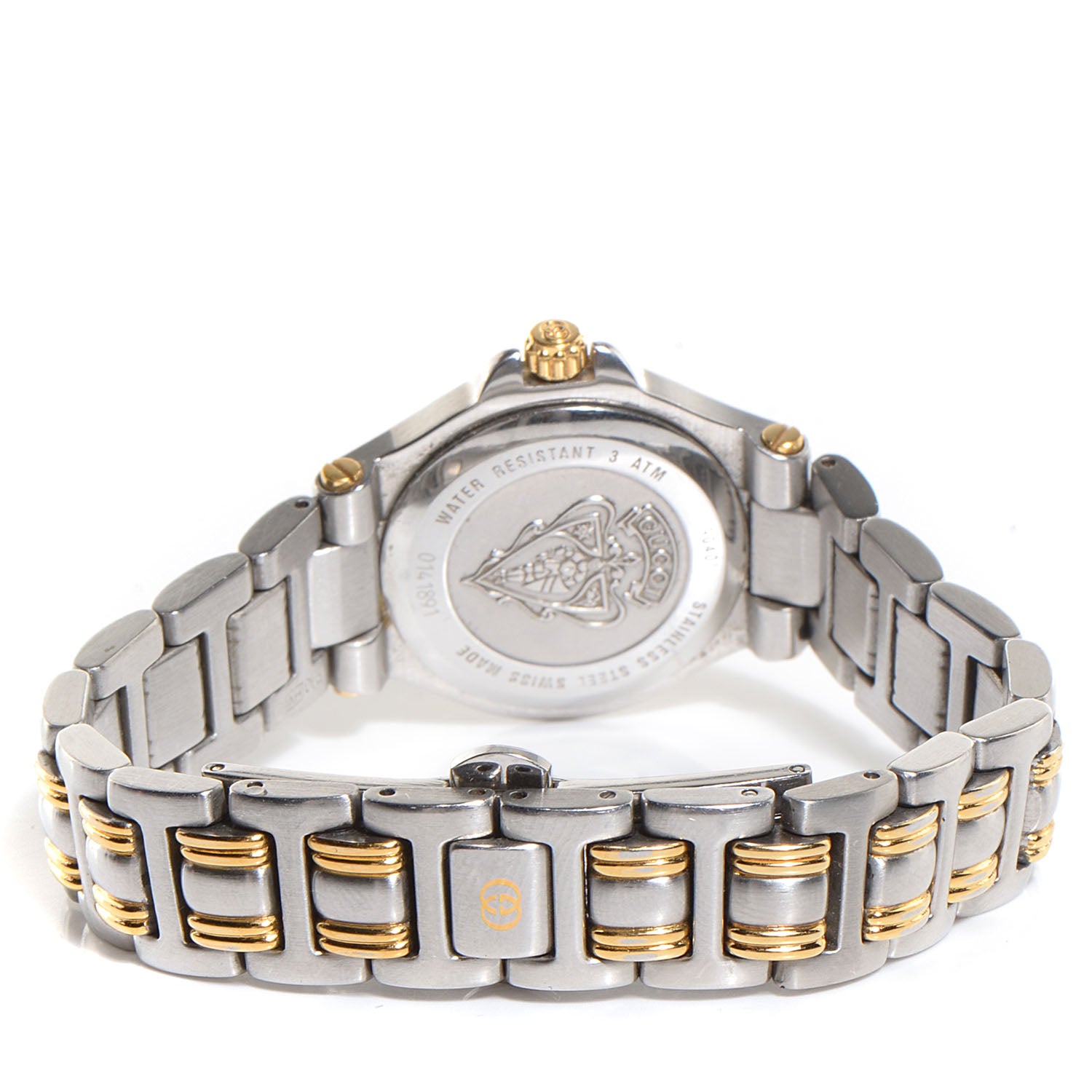 Gucci Stainless Steel Diamond Mother of Pearl 26mm 9040L Quartz Watch 4 of 6
