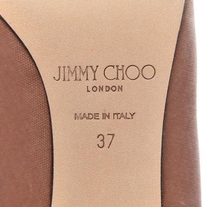 Jimmy Choo Velvet Romy 100 Pumps 37 Antique Rose 6 of 17