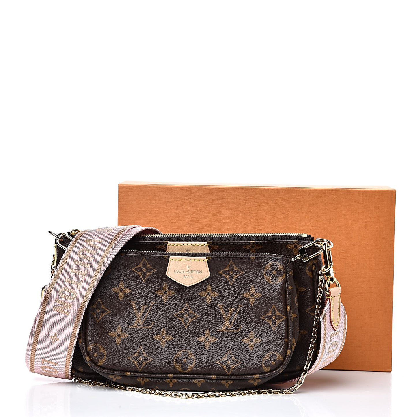 Monogram Multi Pochette Accessories Rose Clair