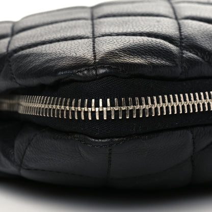 Chanel Caviar Quilted Expandable Zip Shoulder Bag Black 8 of 9
