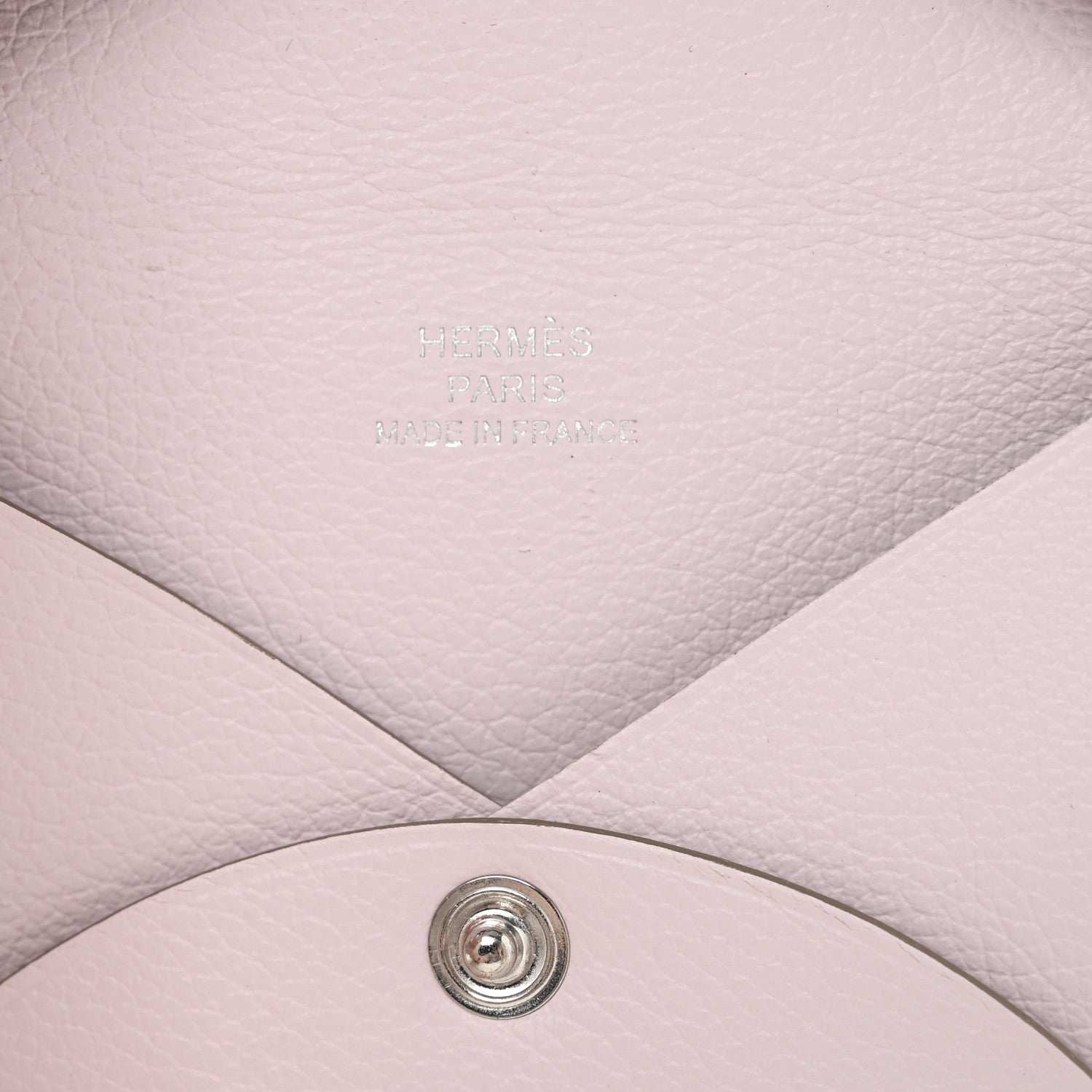 Hermes Evercolor Calvi Card Case Mauve Pale 6 of 8