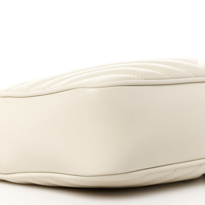 Saint Laurent Calfskin Matelasse Monogram Lou Camera Bag Crema Soft 9 of 11