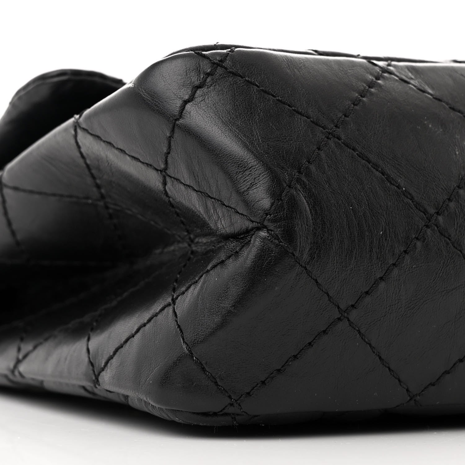 Chanel Aged Calfskin Quilted 2.55 Reissue 226 Flap Black 9 of 13