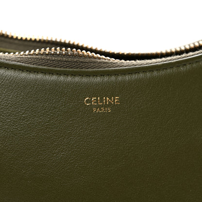 Celine Smooth Calfskin Medium Strap Ava Shoulder Bag Dark Olive 7 of 10