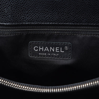 Chanel Caviar Quilted Grand Shopping Tote GST Black 6 of 14