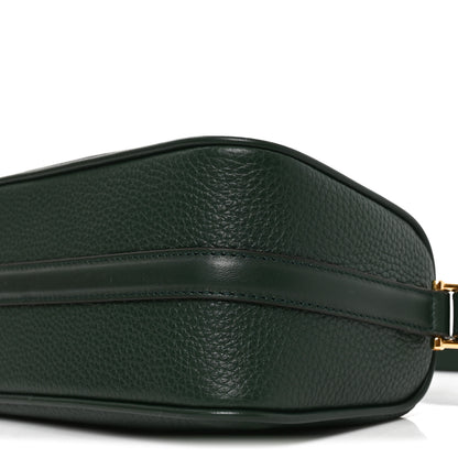 Gucci Grainy Calfskin Half Horsebit Mini Shoulder Bag Verde 10 of 11