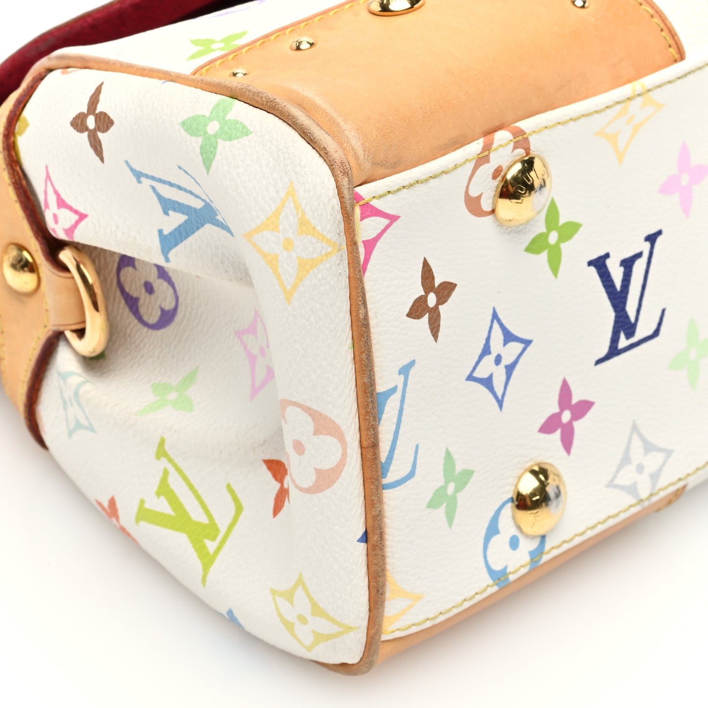 Monogram Multicolor Beverly MM White