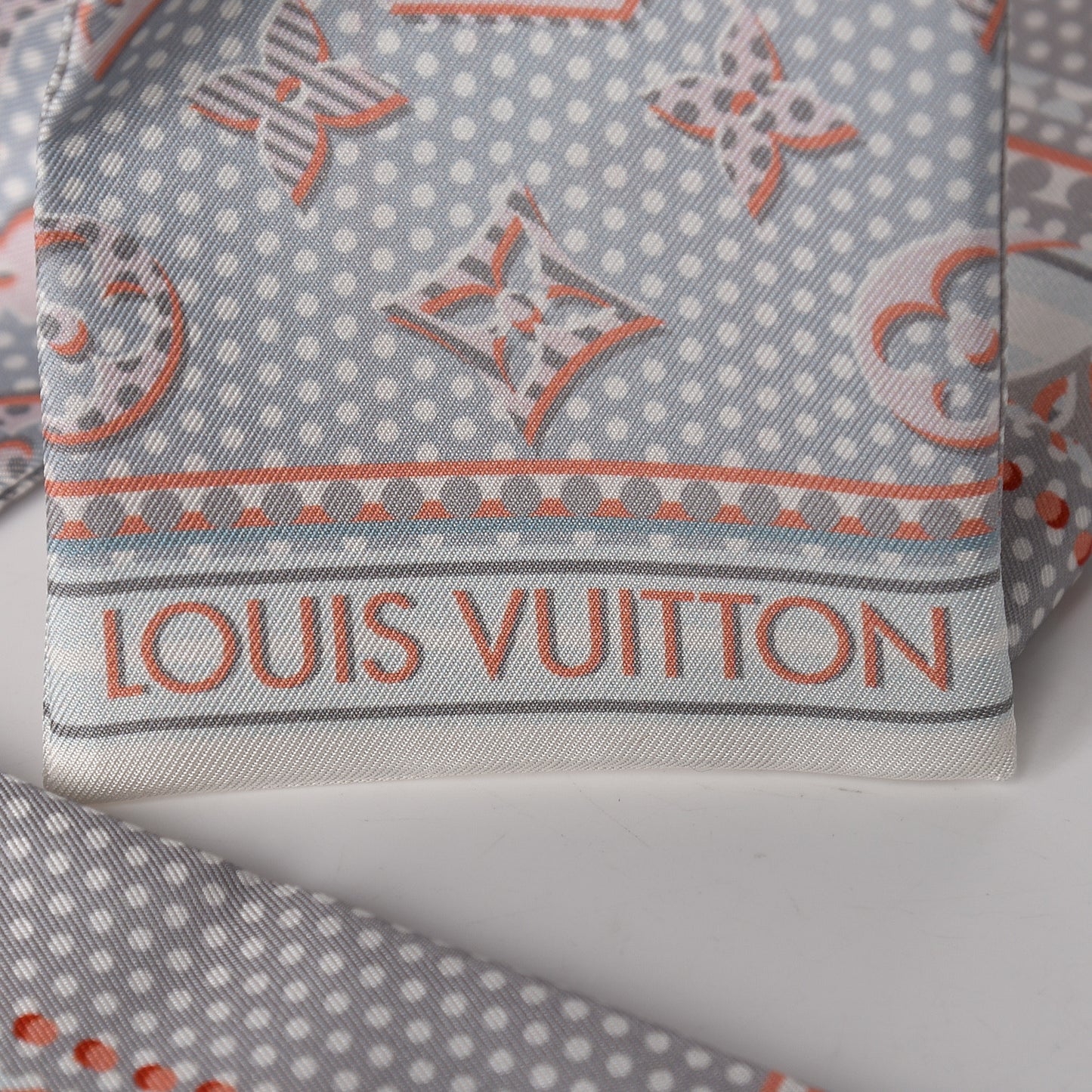 Silk Monodots Bandeau Light Blue