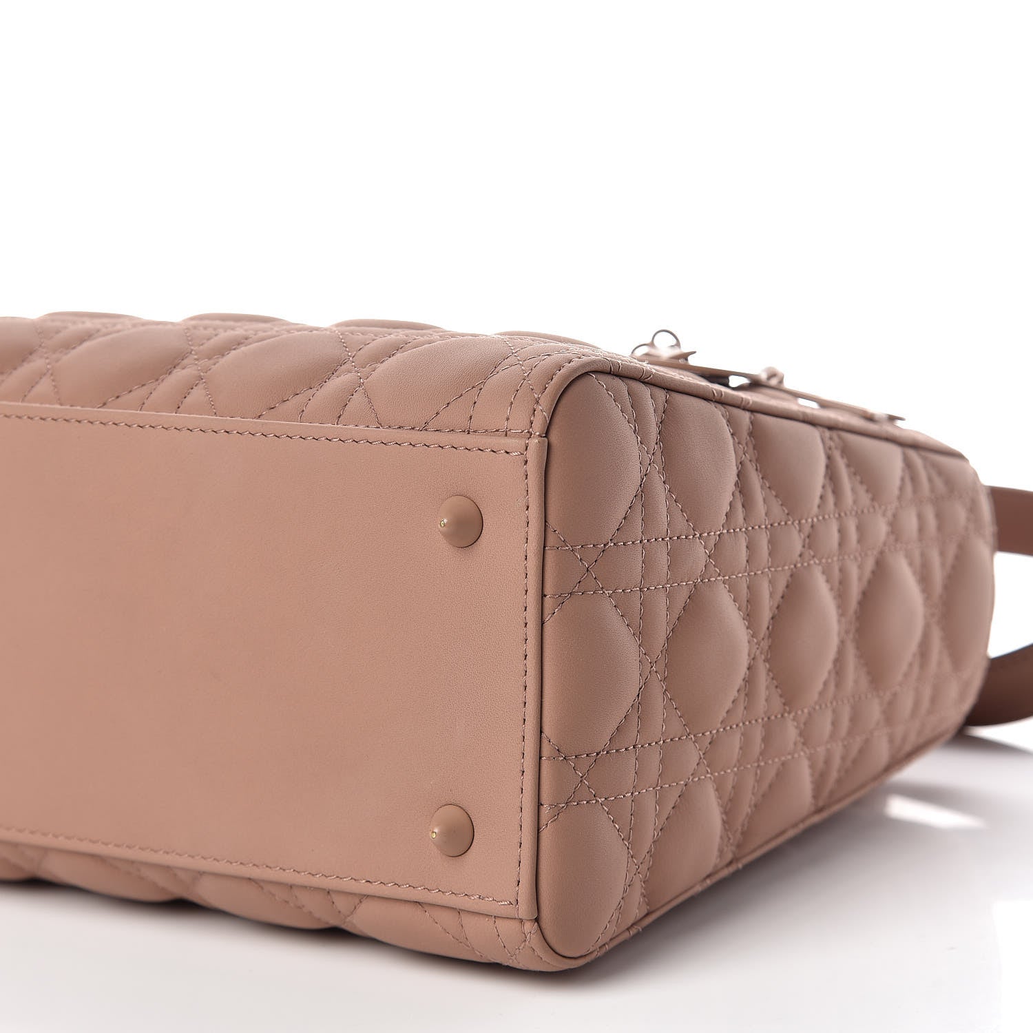 Christian Dior Ultra Matte Calfskin Cannage Medium Lady Dior Beige 11 of 15