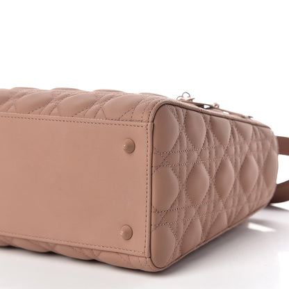 Christian Dior Ultra Matte Calfskin Cannage Medium Lady Dior Beige 11 of 15