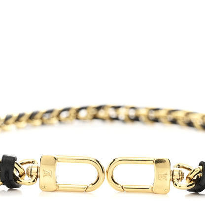 Louis Vuitton Calfskin Vanity Chain Pouch Shoulder Strap Black Gold 3 of 3