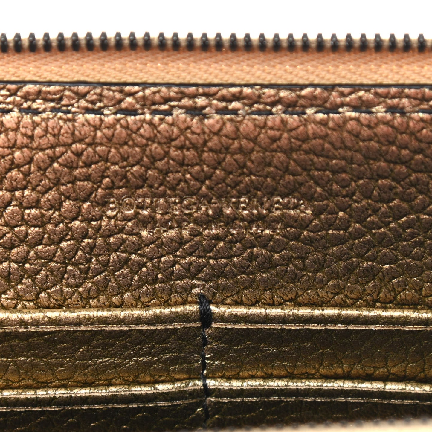 Metallic Lambskin Intrecciato Camera Bag Champignon