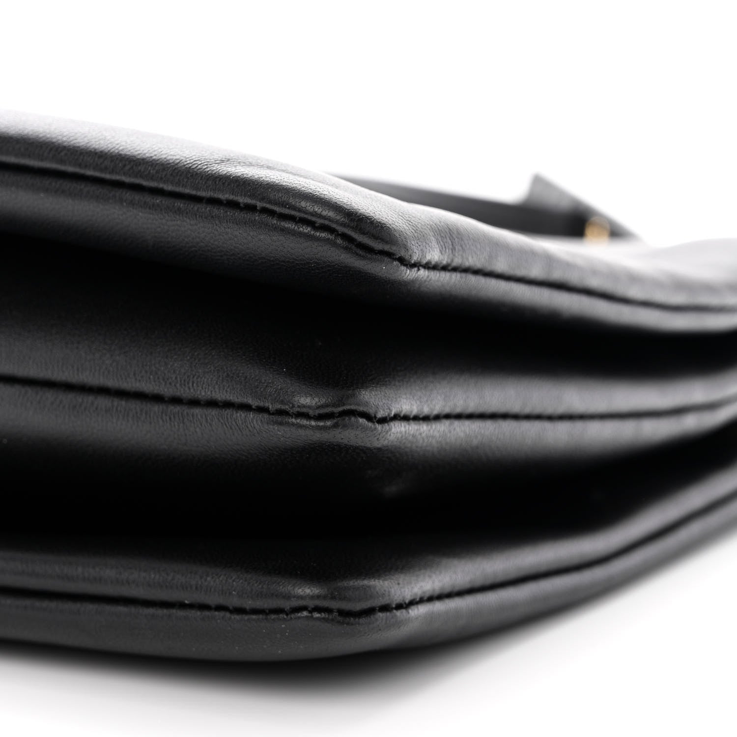 Celine Lambskin Large Trio Crossbody Bag Black 12 of 16