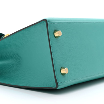 Hermes Epsom Kelly Sellier 25 Vert Verone 9 of 10