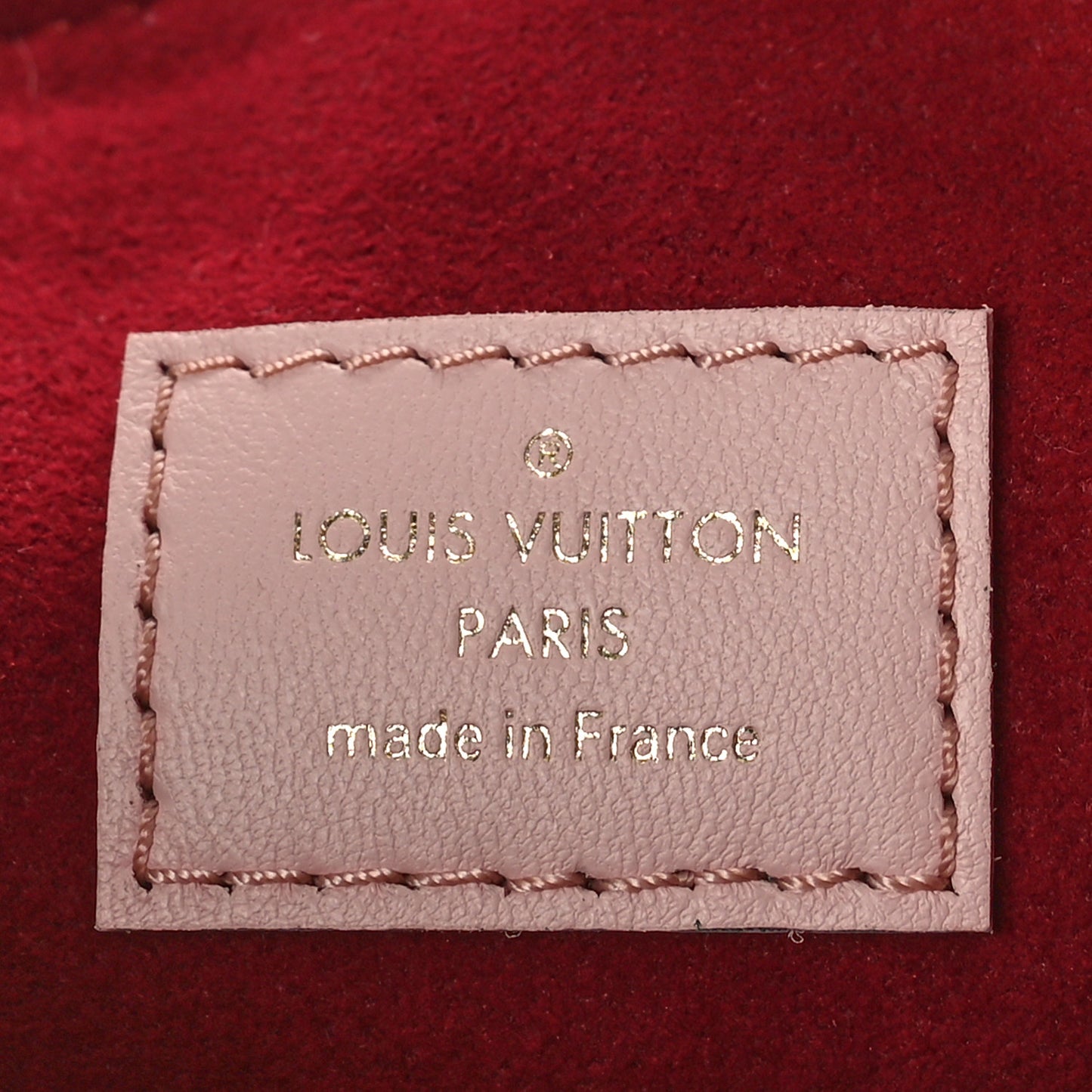 Lambskin Embossed Monogram Coussin PM Rose