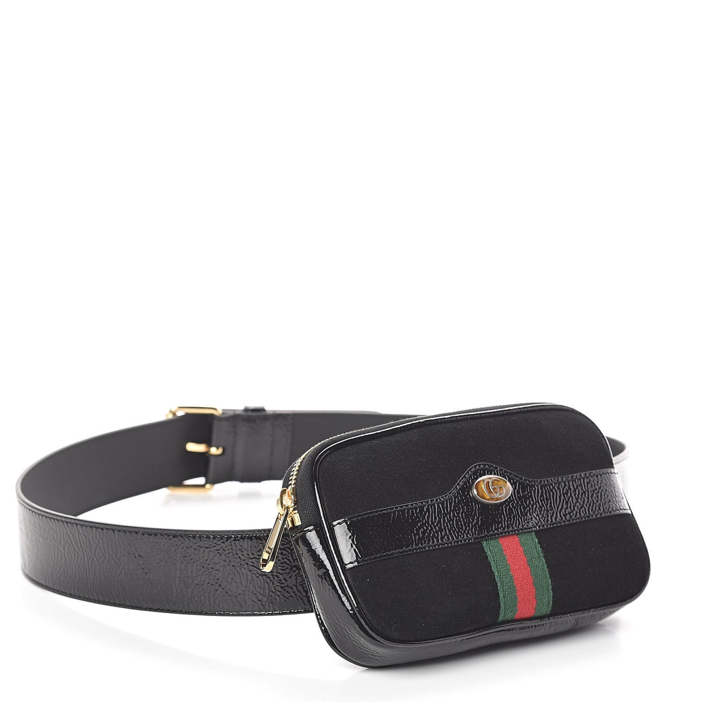 Suede Patent Ophidia Belted iPhone Case 95 38 Black