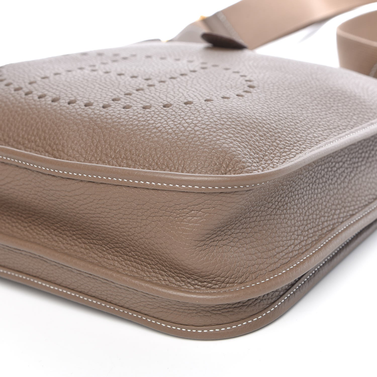 Hermes Taurillon Clemence Evelyne III PM Etoupe 9 of 10