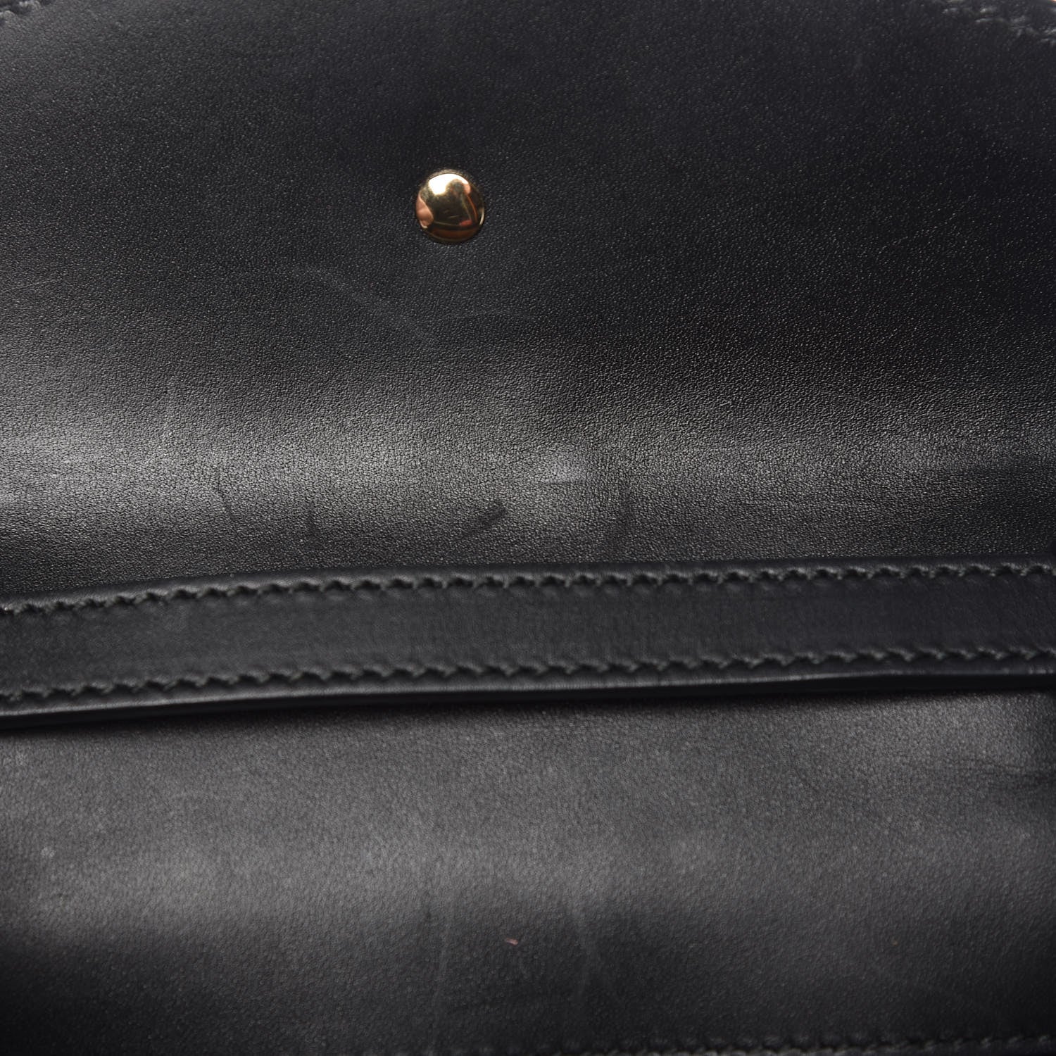 Gucci Calfskin Mini Sylvie Top Handle Bag Black 12 of 16