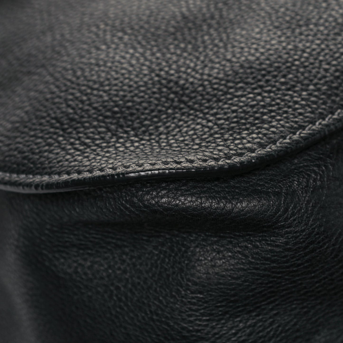 Calfskin Medium Marcie Satchel Black