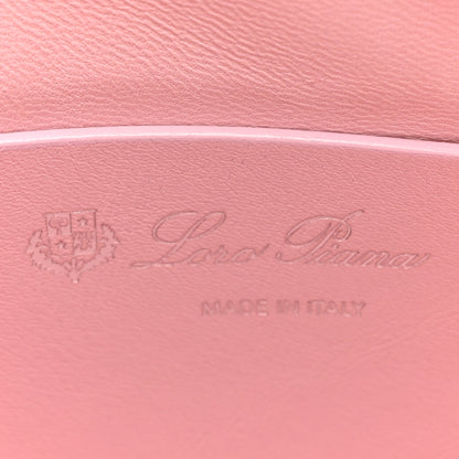 Loro Piana Calfskin Shearling Milky Way Odessa Shoulder Bag Pink 8 of 15