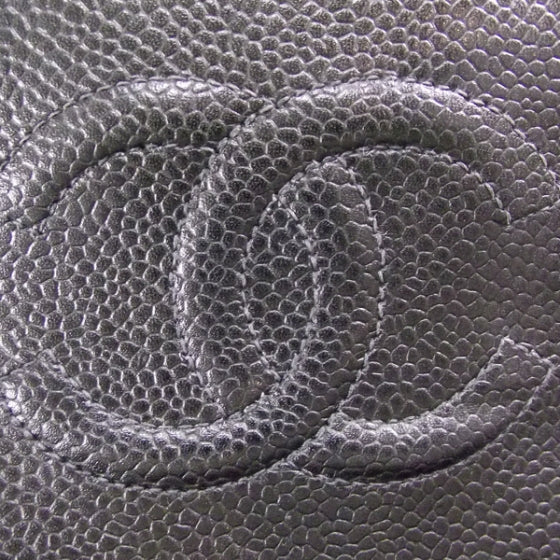Caviar Quilted Mini Flap Black