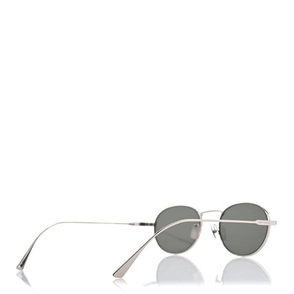 Saint Laurent Metal Aviator Sunglasses SL799 Silver Gray 4 of 9