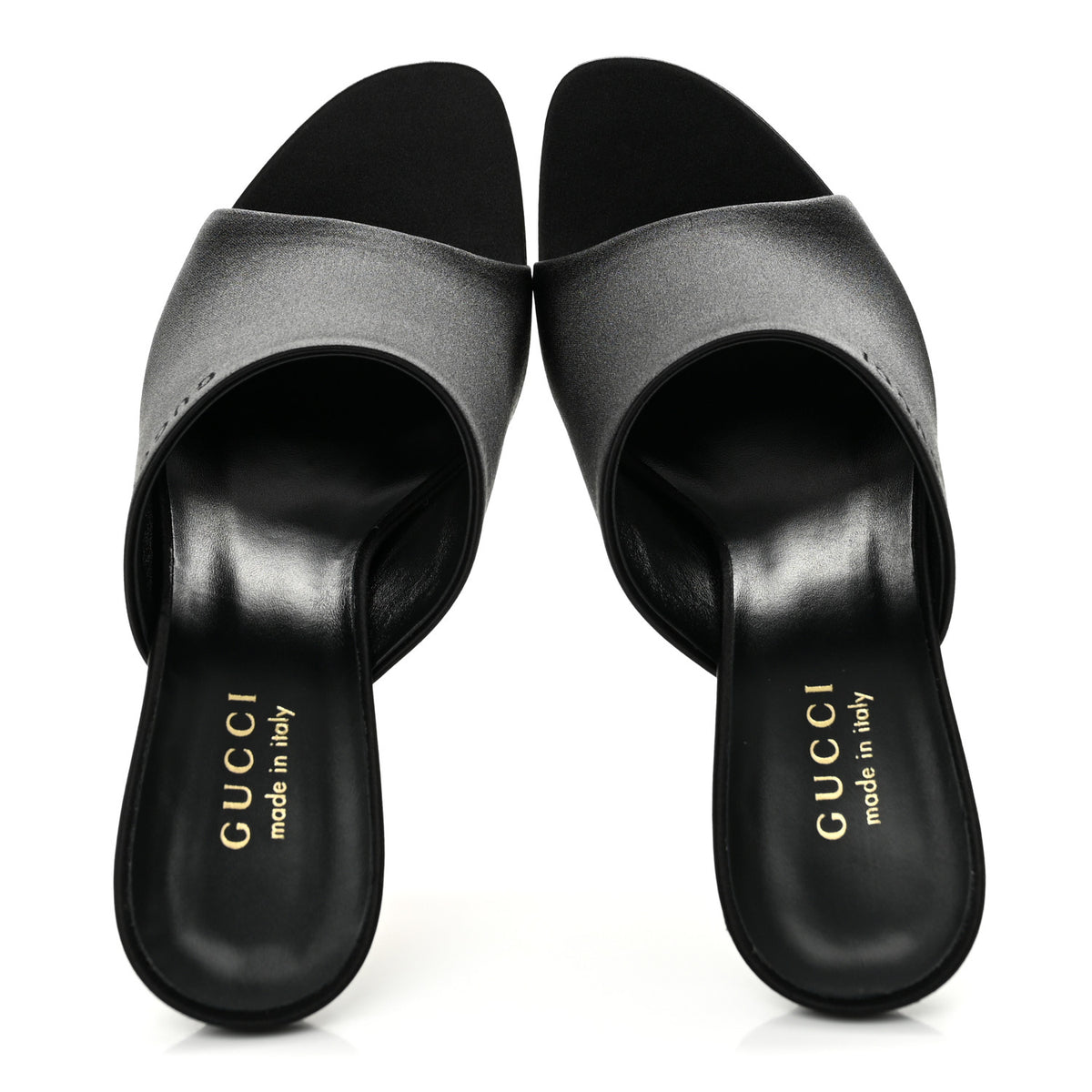Raso Seta Logo Sandal Pumps 38 Black