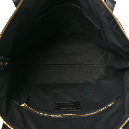 Burberry Derby Calfskin House Check Medium Welburn Tote Black 5 of 9