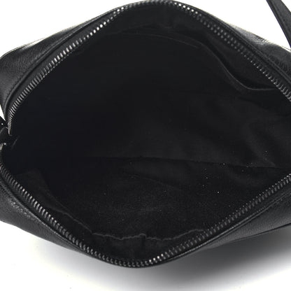 Saint Laurent Grained Lambskin Monogram Lou Camera Bag Black 5 of 8