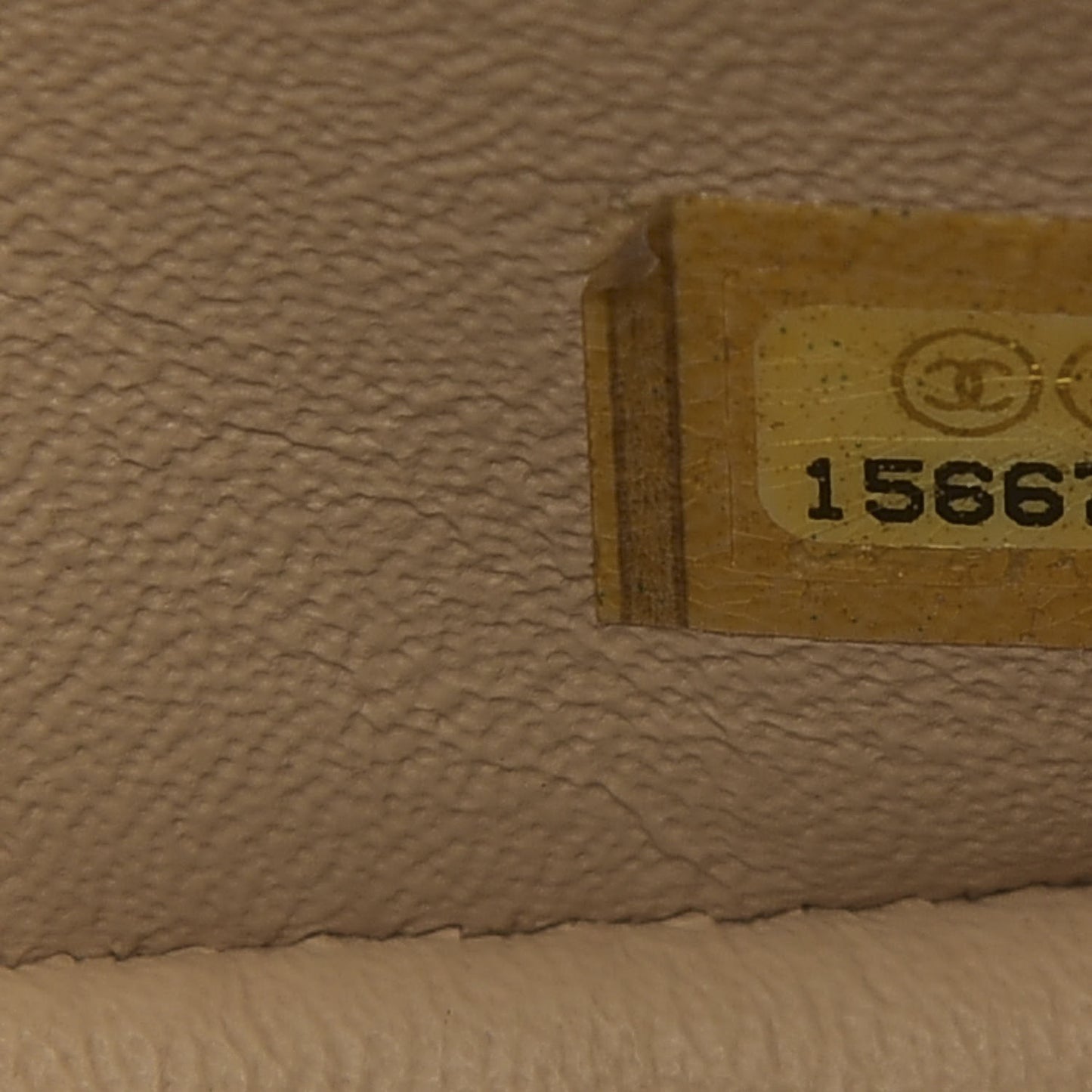 Lambskin Quilted Jumbo Double Flap Beige Clair