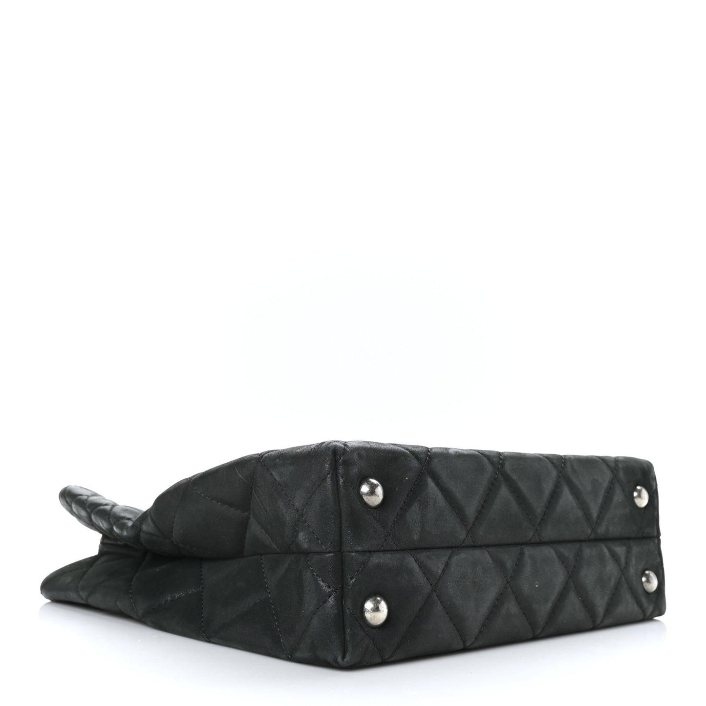 Iridescent Calfskin Quilted Reissue 2.55 Tote Black