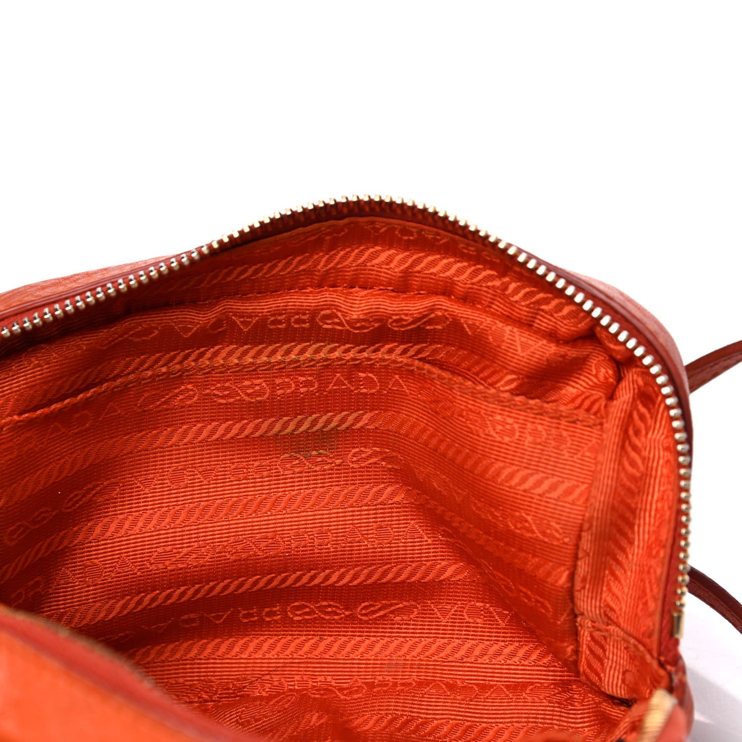 Vitello Daino Mini Camera Crossbody Papaya