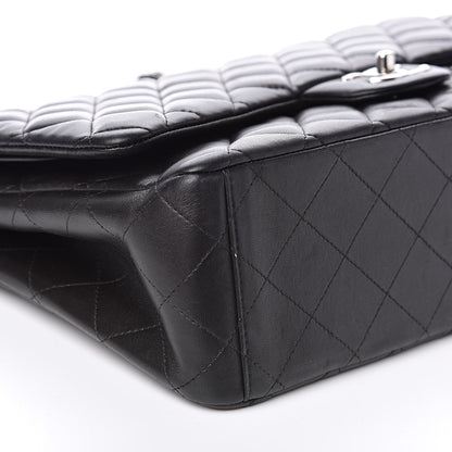 Chanel Lambskin Quilted Maxi Double Flap Black 9 of 20