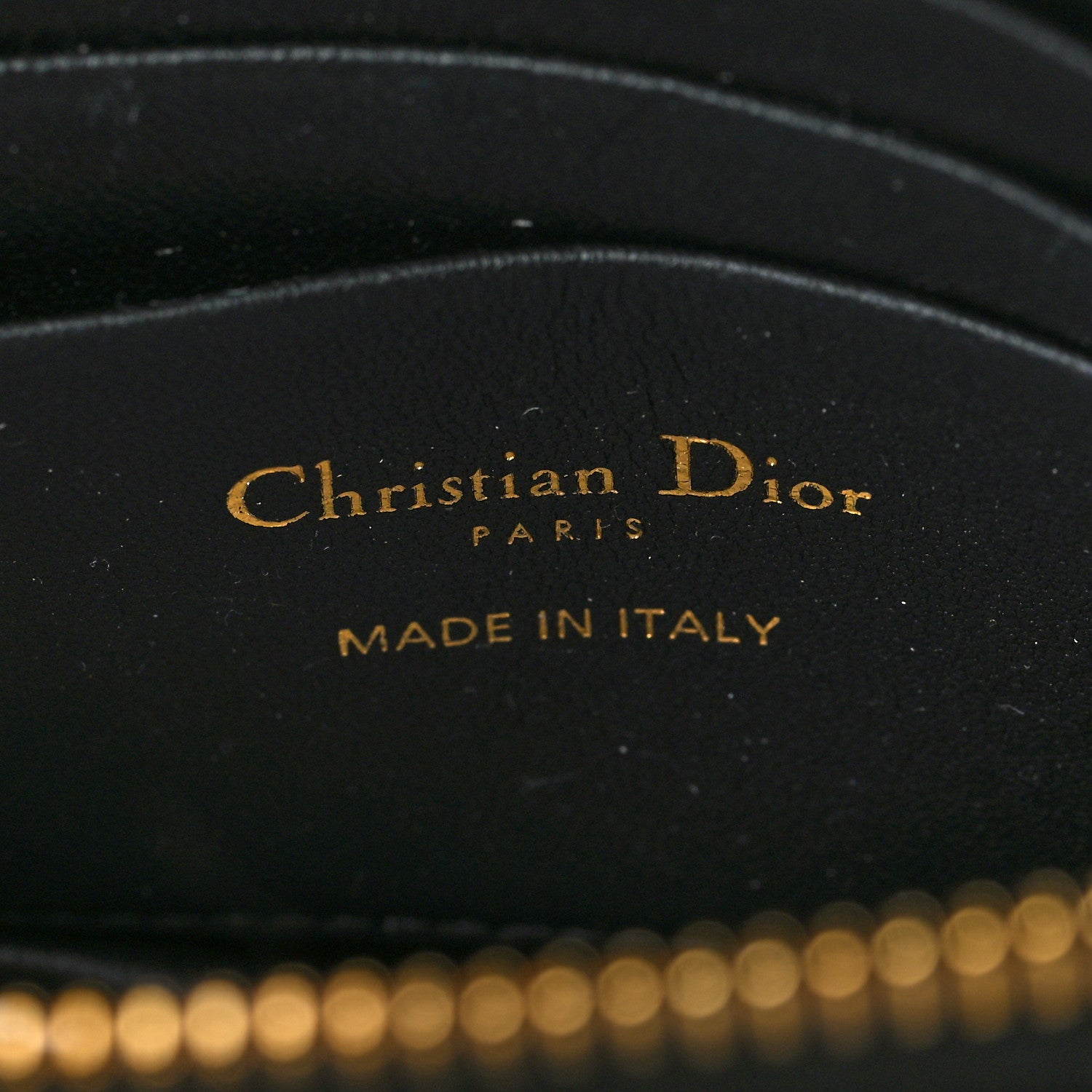 Christian Dior Supple Calfskin Cannage Caro Pouch with Chain Black 6 of 6