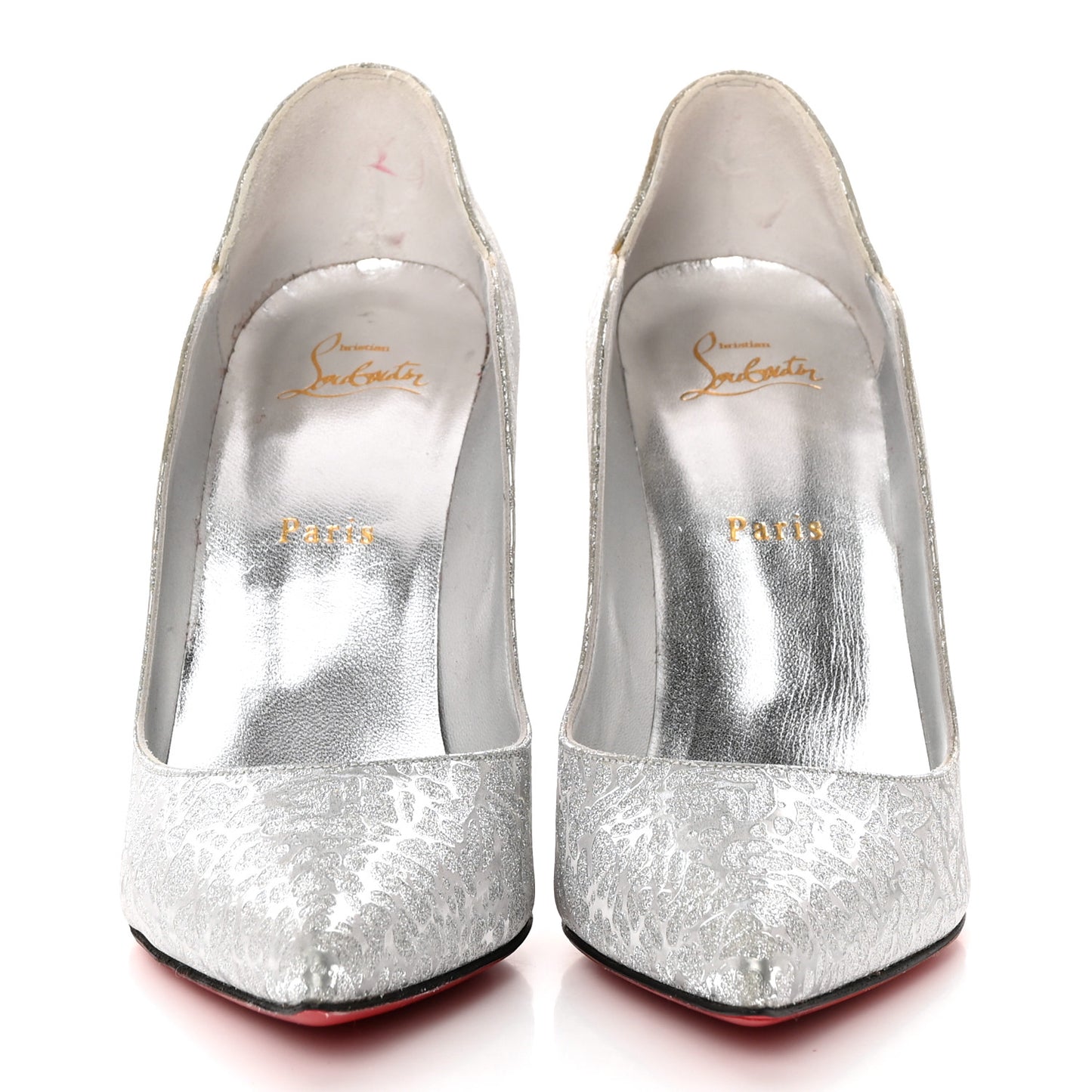 Glitter Specchio Hot Chick 100 Pumps 40.5 Silver
