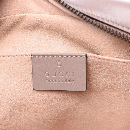 Gucci Calfskin Matelasse Small GG Marmont Chain Shoulder Bag Porcelain Rose 5 of 9