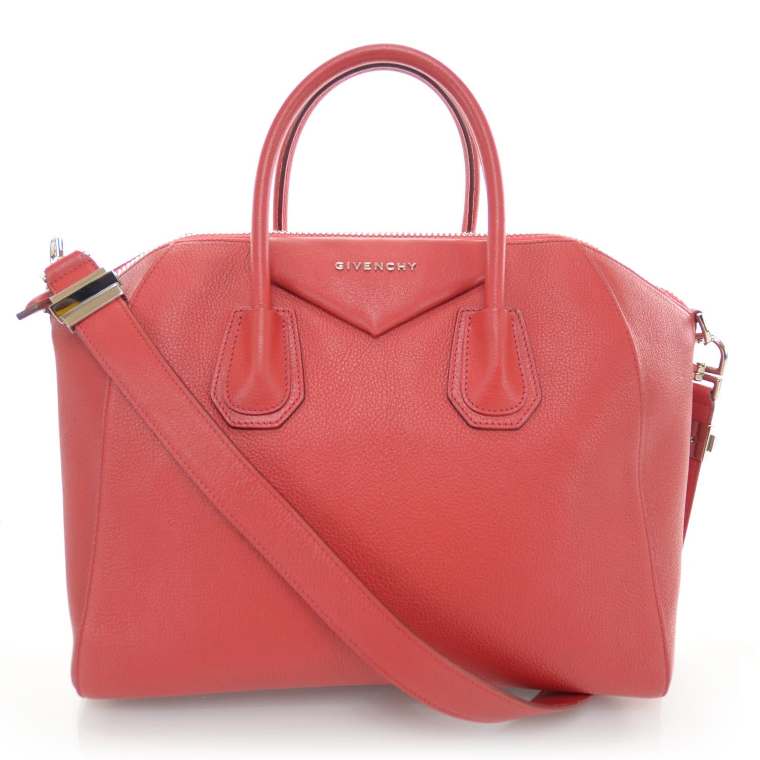 Givenchy Calfskin Medium Antigona Red 1 of 6