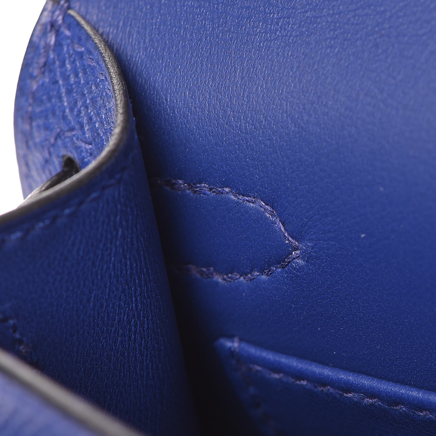 Hermes Epsom Mini Kelly Sellier 20 Bleu Electrique 20 of 25