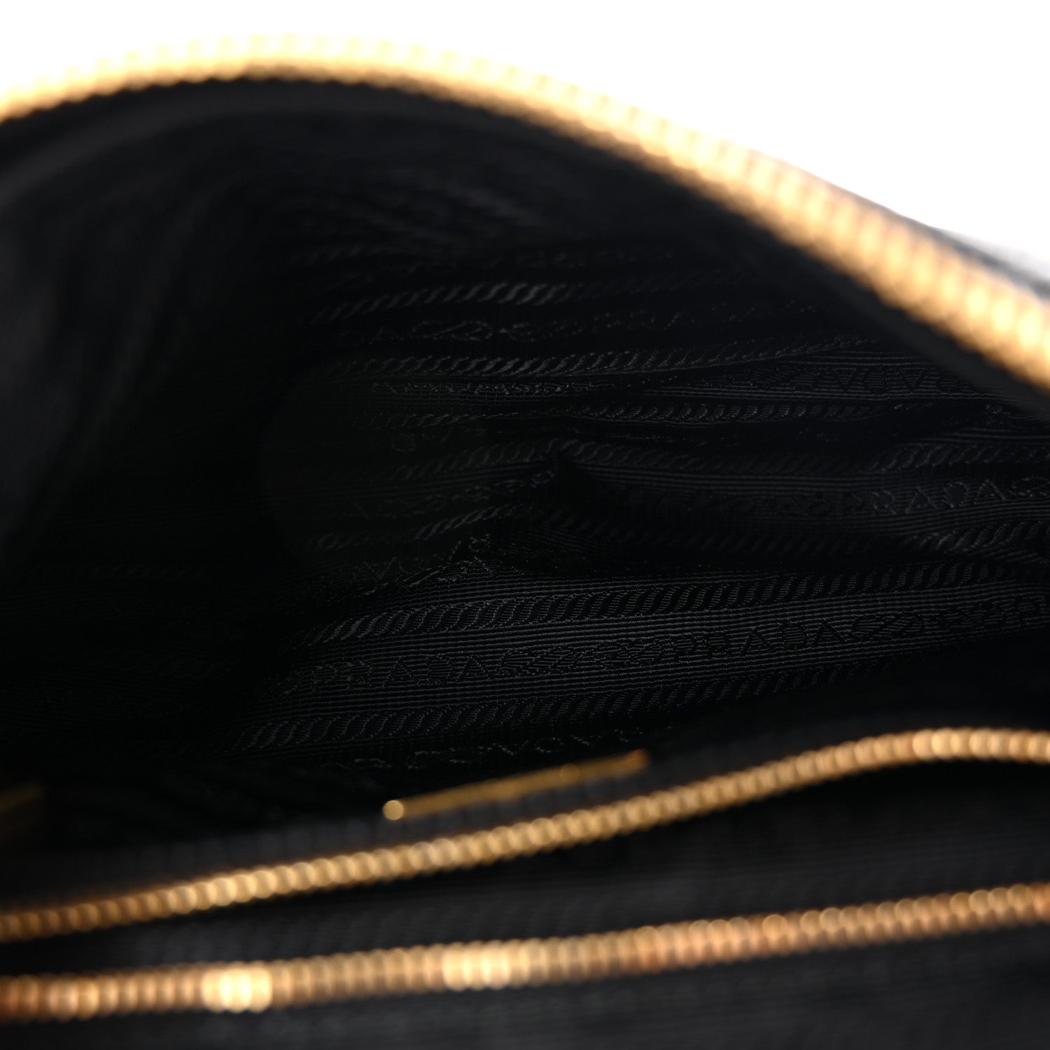 Prada Tessuto Nylon Saffiano Crossbody Bag Black 5 of 10