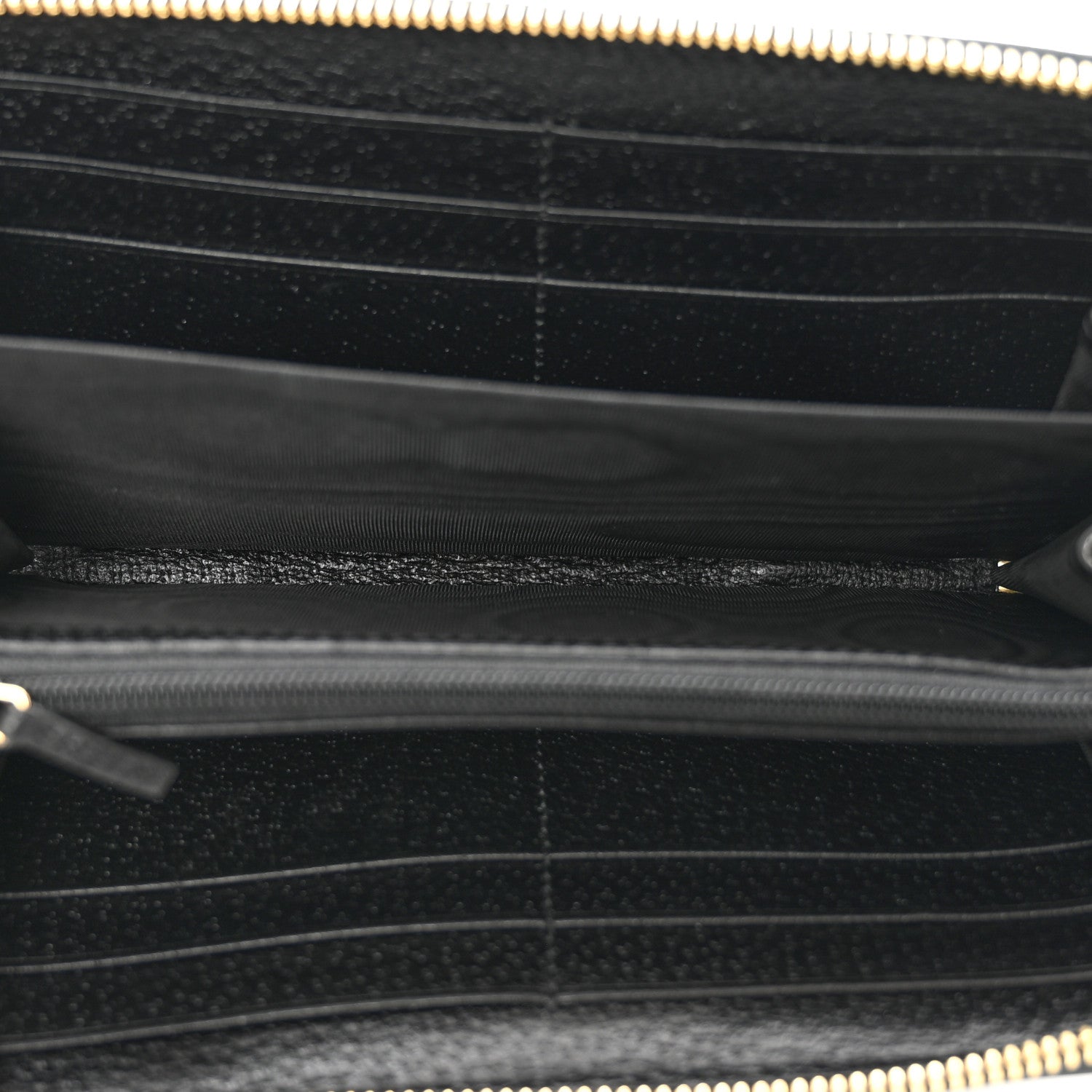Gucci Calfskin Web Ophidia Zip Around Wallet Black 5 of 7