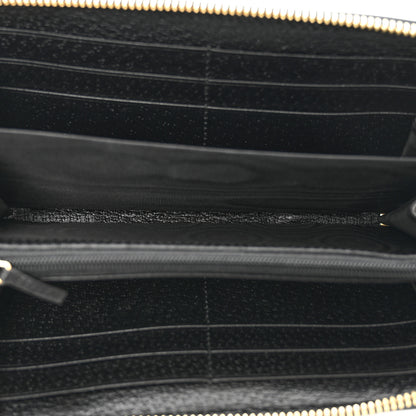Gucci Calfskin Web Ophidia Zip Around Wallet Black 5 of 7