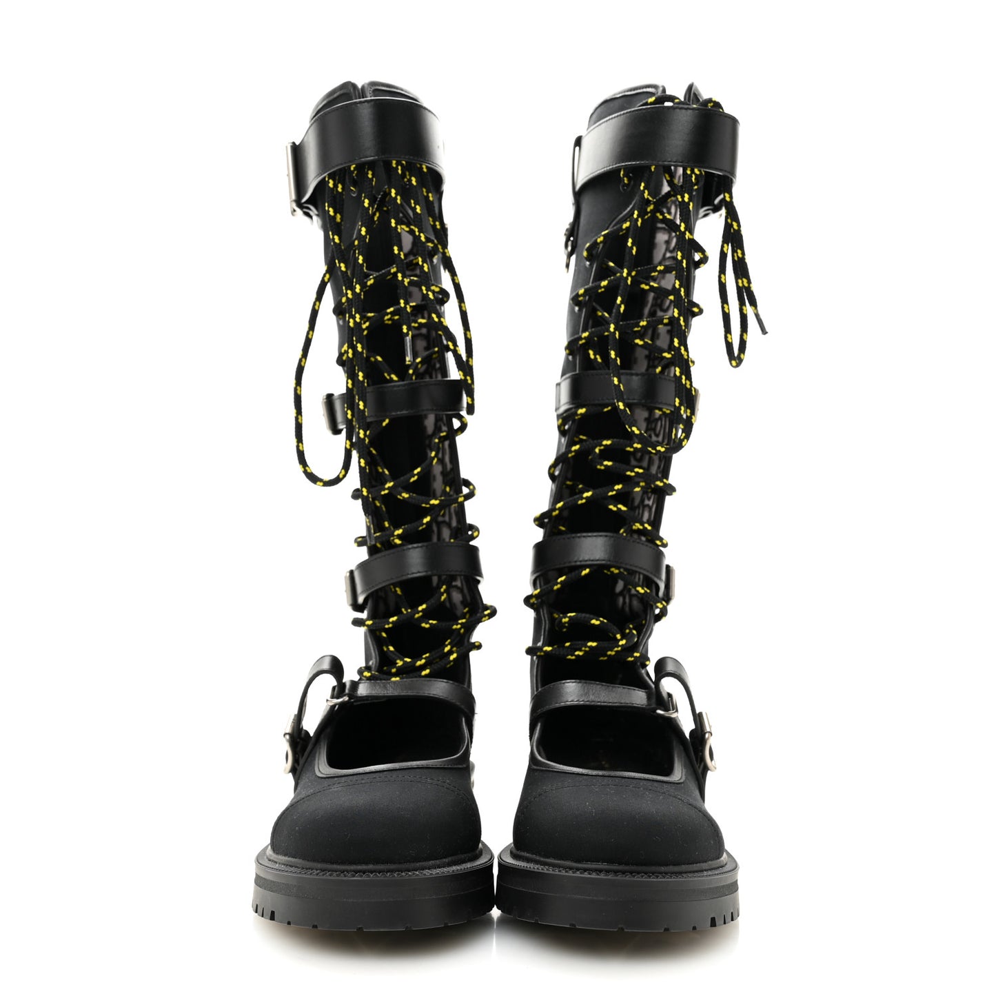 Technical Fabric Dioranger Lace Up High Boots 39.5 Black
