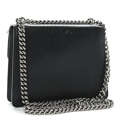 Gucci Calfskin Mini Dionysus Shoulder Bag Black 3 of 16