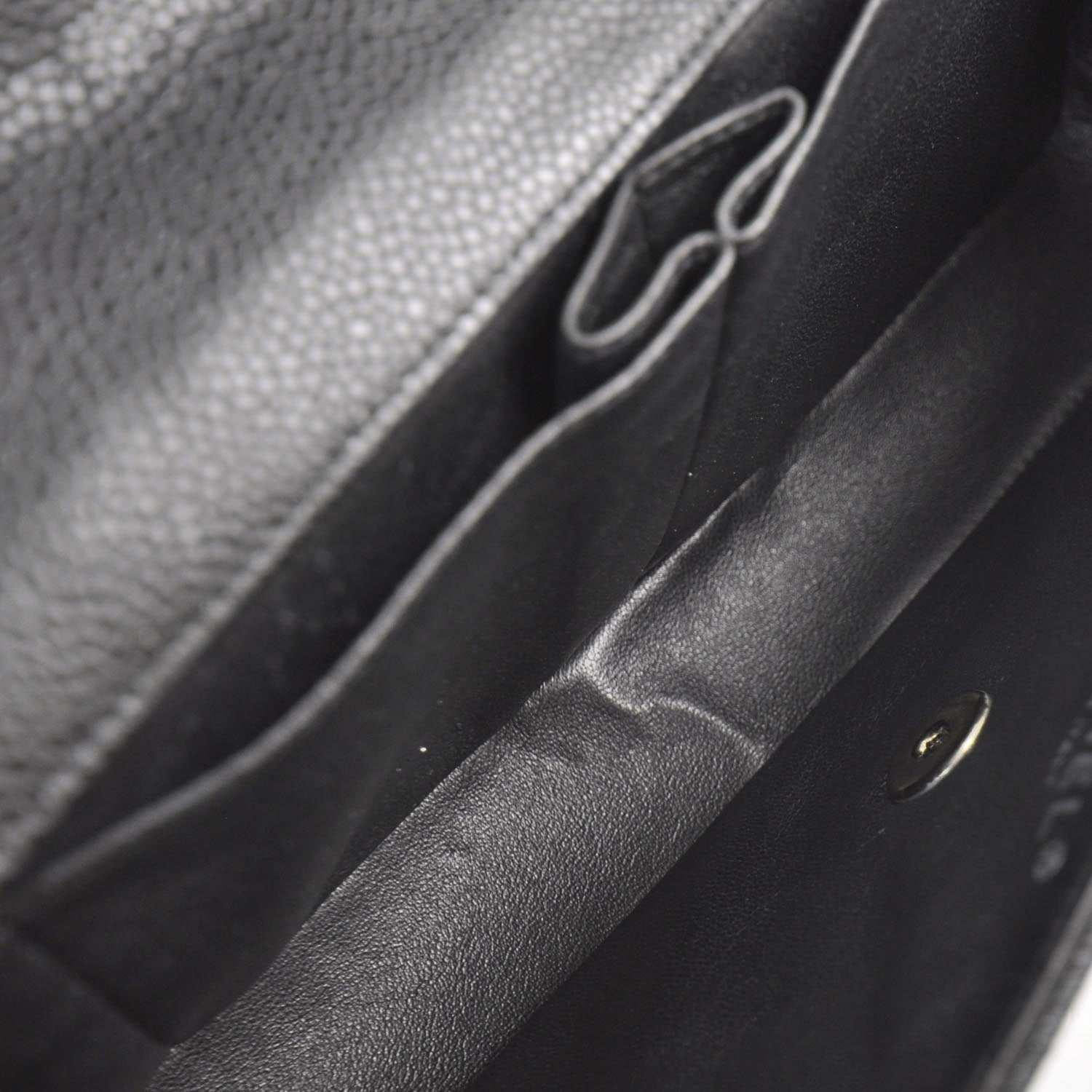 Chanel Caviar East West Flap Black SHW 6 of 8