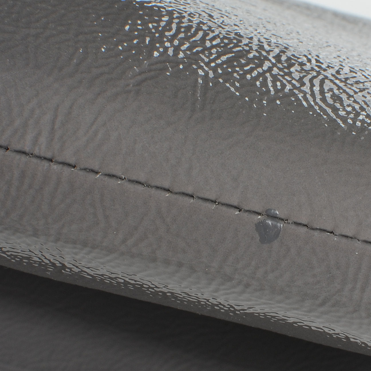 Saint Laurent Textured Patent Belle de Jour Clutch Grey 6 of 7