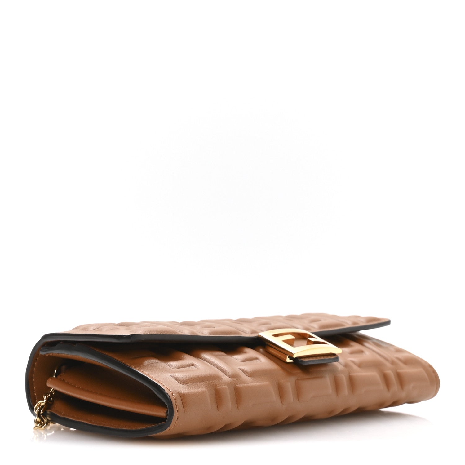 Fendi Nappa Matisse FF Embossed Continental Wallet On Chain Coloniale 4 of 10