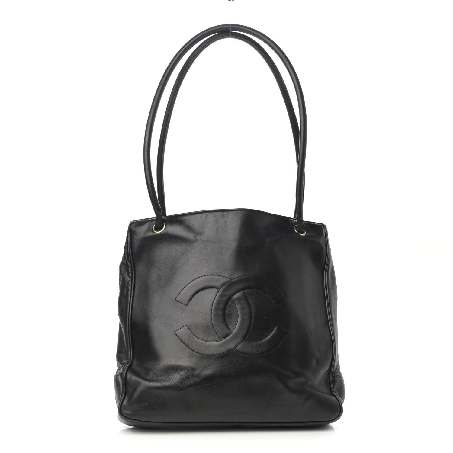 Chanel Lambskin CC Shoulder Bag Black 1 of 17